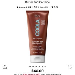 Coola self tan lotion